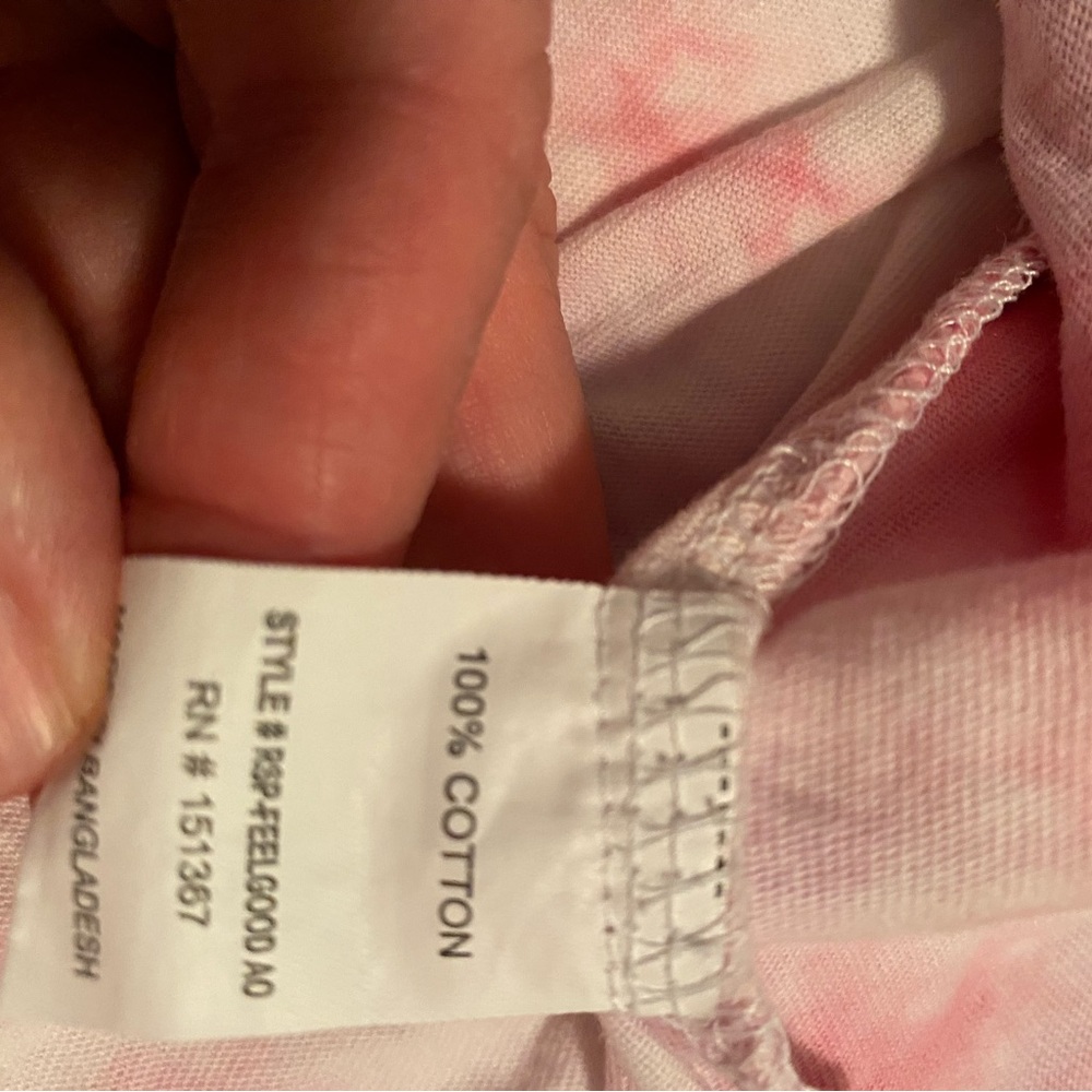 Urban Nation Pink Tie-Dye Top 2x - Picture 7 of 7